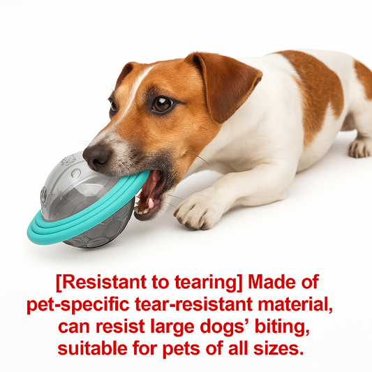 UFO-Shaped Interactive Dog Treat Dispenser Toy