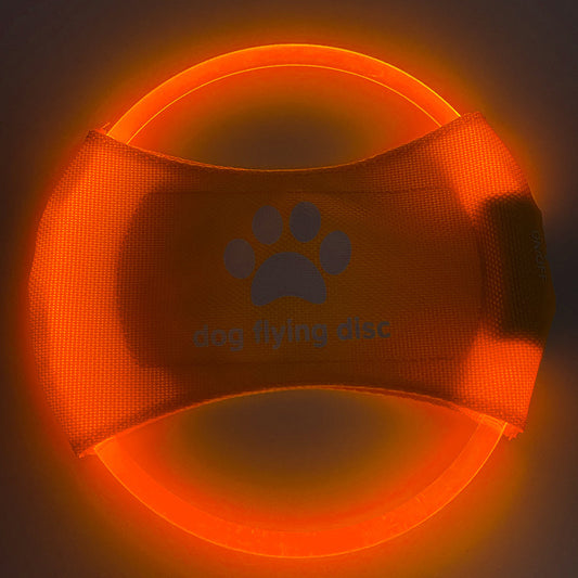 Rechargeable LED Dog Flying Disc – Light Up Every Fetch! 🐾