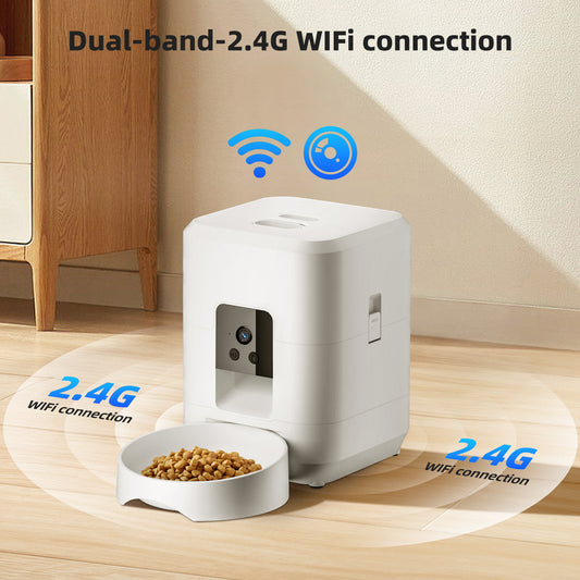 Smart Automatic Pet Feeder with build-in camera