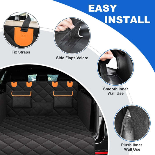 Anti-slip Waterproof Car Mat with Storage Bags