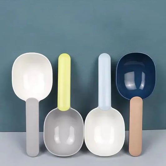 Splicing Ribbon Clip Handle Pet Food Spoon