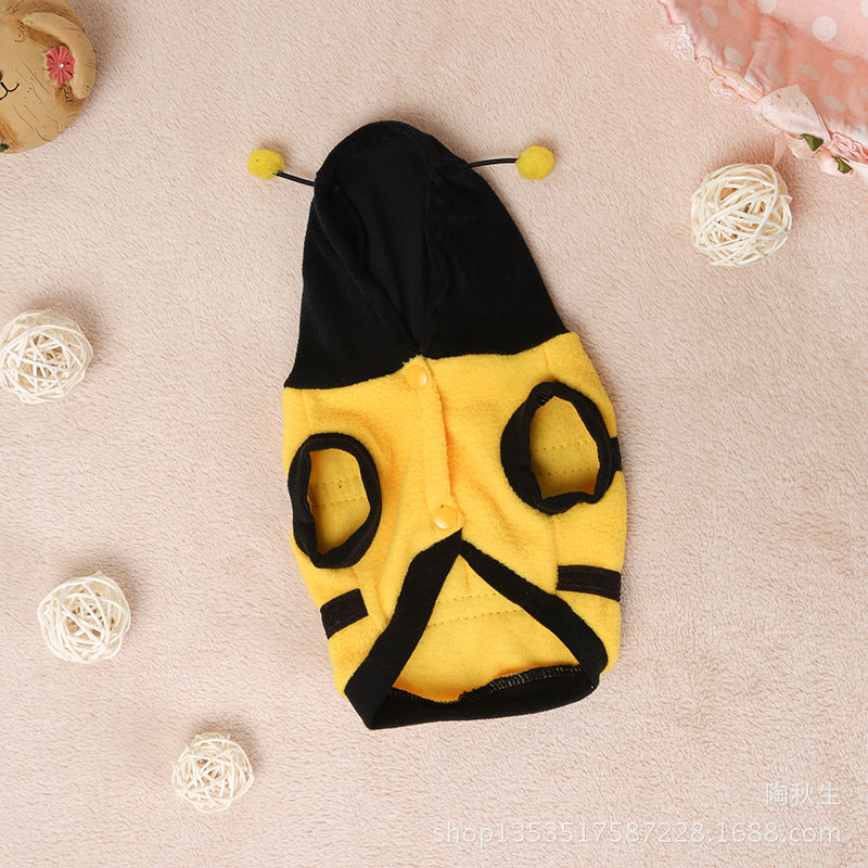 Super Cute Bee Outfit for Puppy or Small Dog
