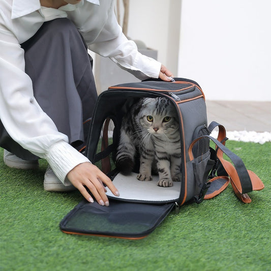 🐾 Premium Breathable Pet Carrier Backpack – Travel in Comfort and Style!