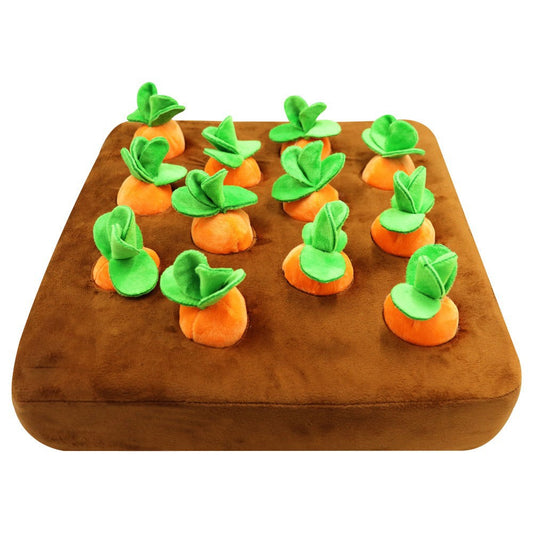 "Pull the Carrot Out" Pet Soft Toy (35x25cm)