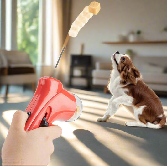 🚀 Pet Treat Launcher – Fun & Interactive Feeding Toy for Dogs & Cats