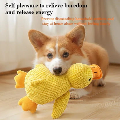 Dog Toys Plush Squeaky Chew Proof-Self-Entertaining Puppy Teething Toys Durable Interactive Boredom Relief for Medium Small Dogs