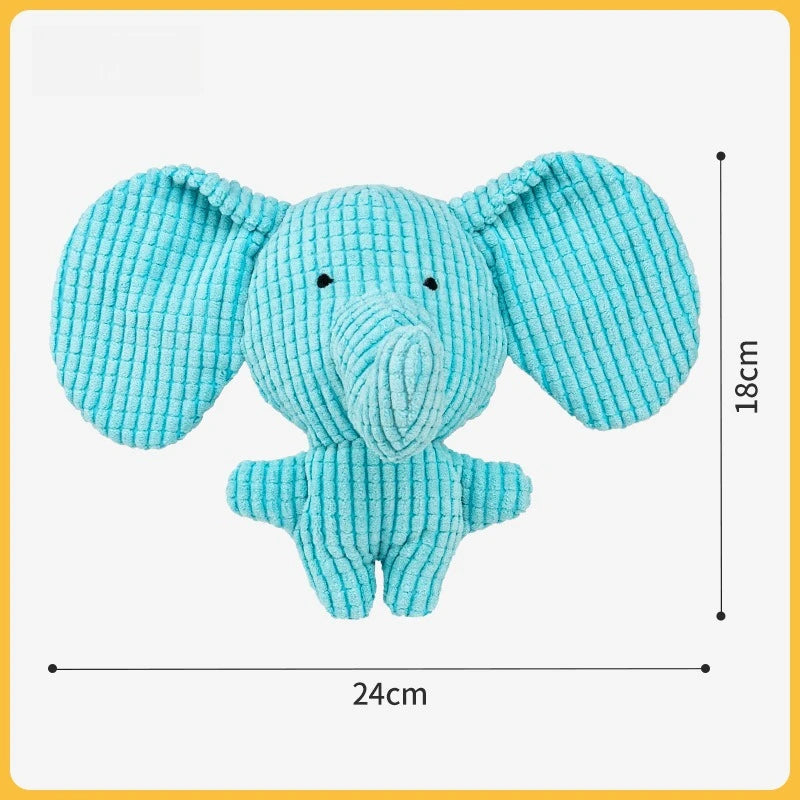 Dog Toys Plush Squeaky Chew Proof-Self-Entertaining Puppy Teething Toys Durable Interactive Boredom Relief for Medium Small Dogs
