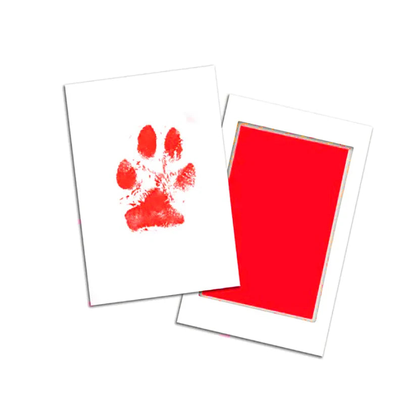 Cat Dog Paw Print Ink Kit Pad Safe Non-toxic Baby Footprints Newborn Shower Handprint Easy Diy Clean Touch Inkless Pet Souvenir